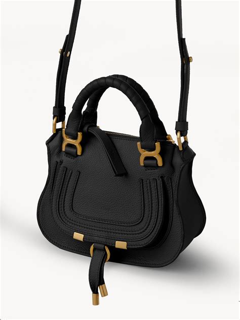 Mini Marcie bag in grained leather 